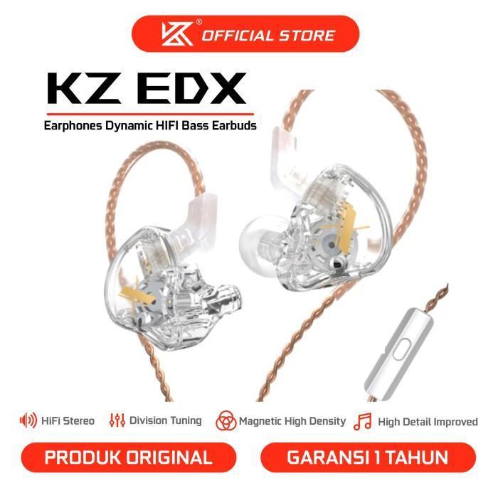 KZ EDX Earphones Dynamic HIFI Bass Earbuds In Ear Monitor