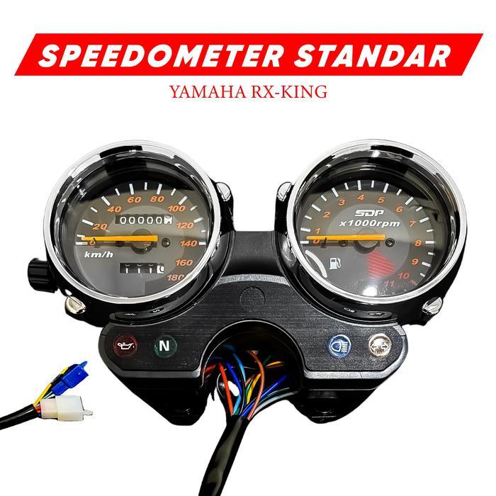 Speedometer RX KING Standar OEM Look Skala Jelas Cocok Restorasi Motor Klasik