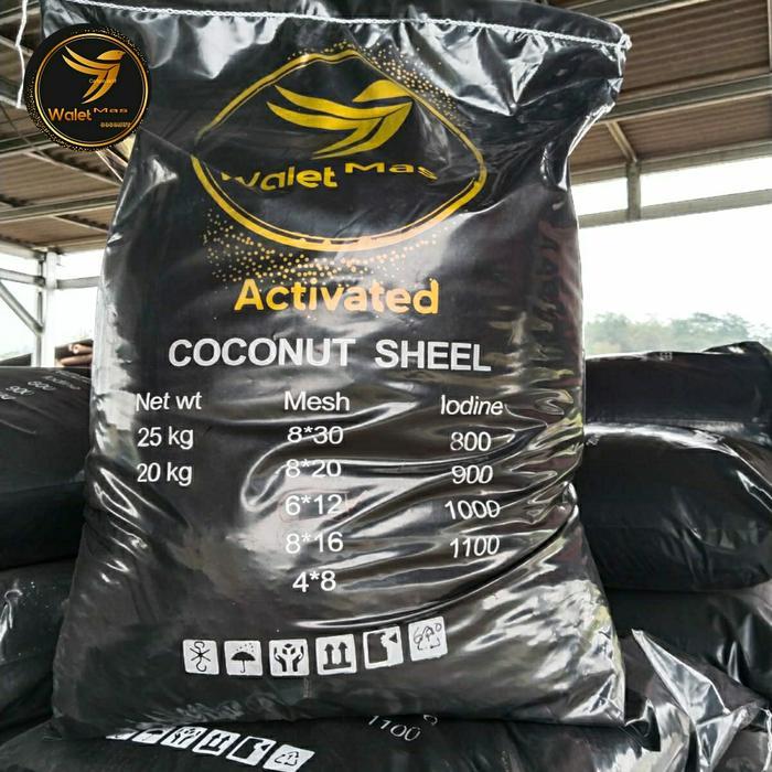 walet mas iodin 1200 berat 25 kg / tambang / emas / logam / karbon aktif / activated carbon / karbon