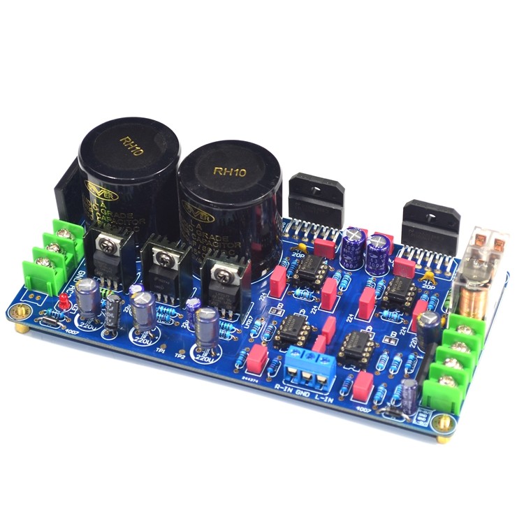 5534+Lm3886Hifi High Temperature Power Amplifier Board Dc Servo