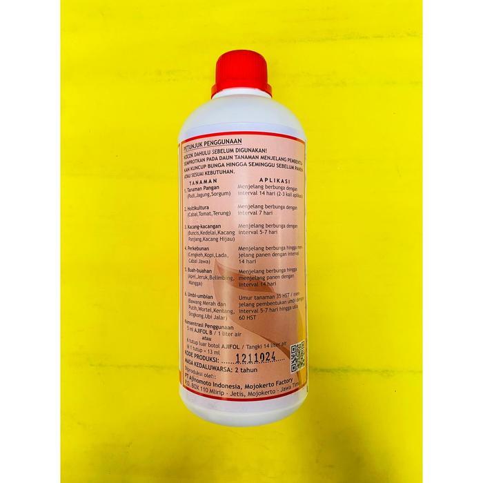 Little_Little_ Pupuk Cair Lengkap Pupuk Bunga Buah Dan Daun Ajifol B Dan Ajifol D Berat Isi 1 Liter