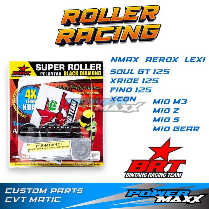 Roller Diamond Brt Racing Nmax Aerox Lexi 155 Mio M3 Gear Soul Gt Fino 125 Ori Original Powermaxx