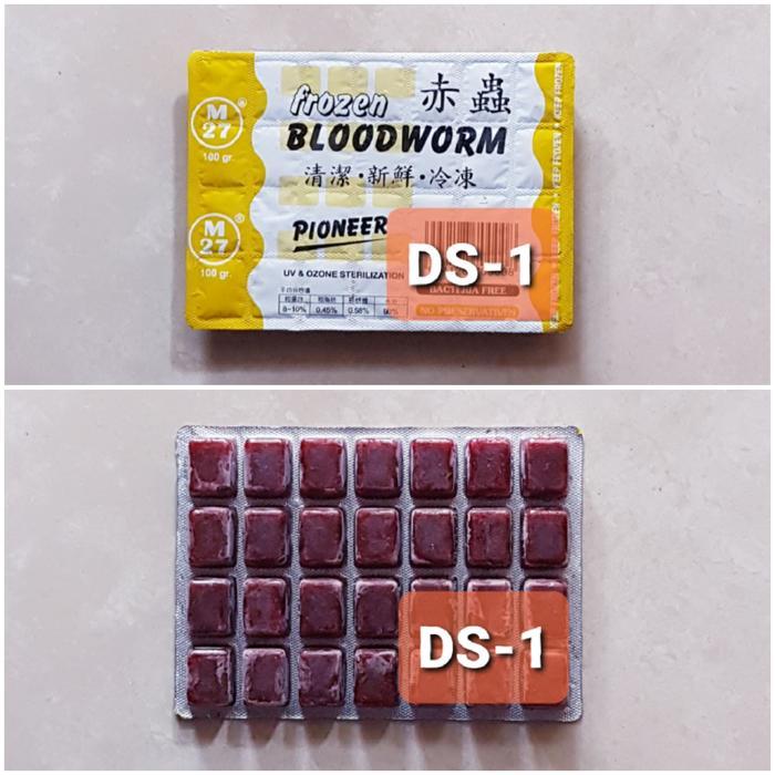 Pioneer Frozen Blood Worm Cacing Beku Pioneer Pakan Ikan
