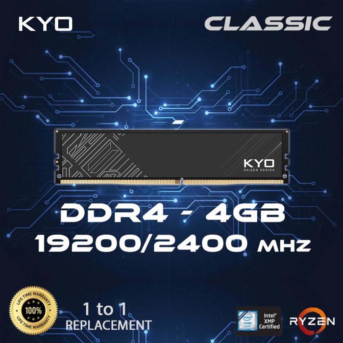 RAM PC KAIZEN DDR4 4GB 19200 / 2400 MHz RAM PC DDR4 4GB 2400 MHz