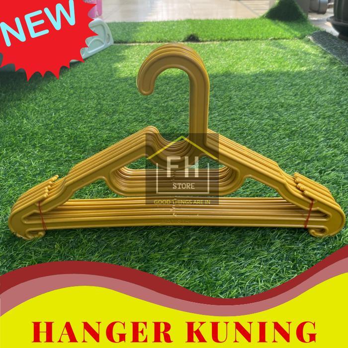 Thebest- Hanger Plastik Hitam Laundry Lusinan, Hanger laundry