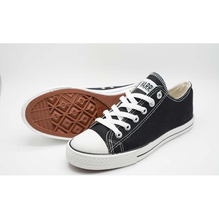 Lotto Shoe - Sepatu Warrior Sparta Low Sneakers Pria Wanita Original Black White
