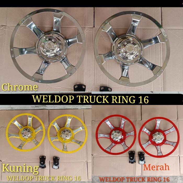 Weldop Dop Roda Belakang Truk Ring 16 Ban Doble