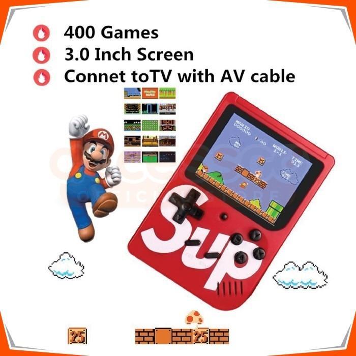 Gameboy Gamebox Sup isi 400 game in 1 Gamebot Gimbot BERGARANSI