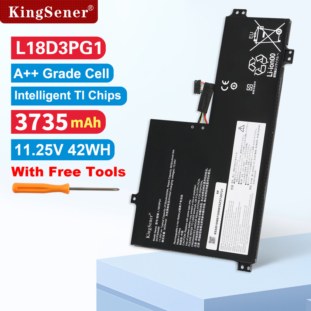 KingSener L18D3PG1 L17M3PB0 Laptop Battery For Lenovo 100E 500E Chromebook 1st Gen/100E 300E 500E Ch