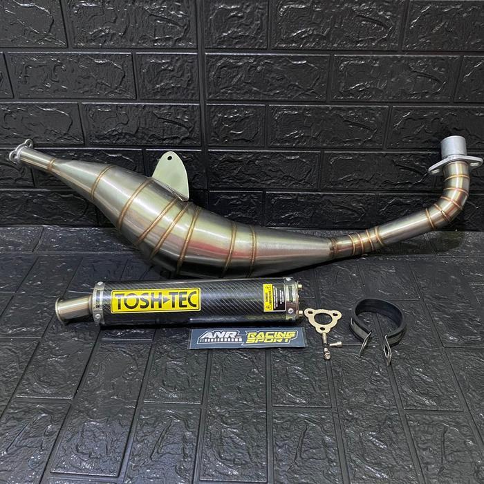 Knalpot Fizr Model Kolong Bm Power Toshtec Carbon Scotlet