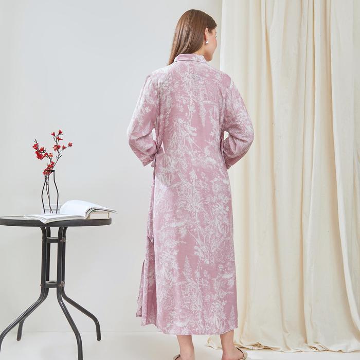 Dyd Naura Kimono Midi Daster Busui & Lahiran Friendly Bahan Rayon Size Jumbo Dress Ibu Hamil Lengan
