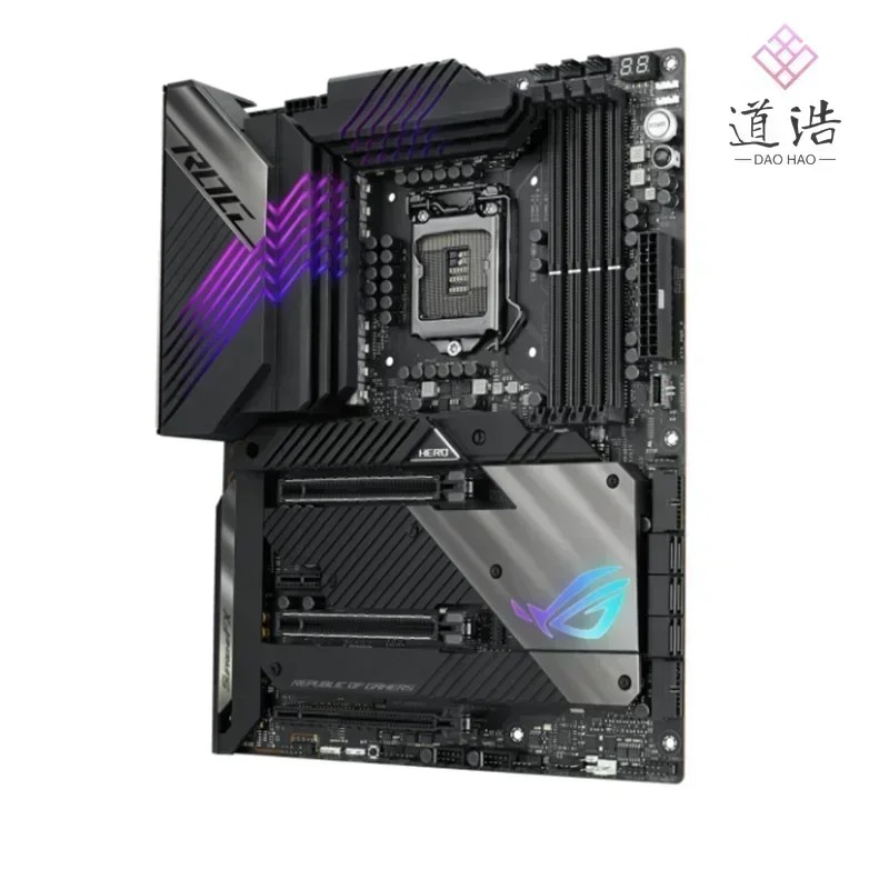 For ROG MAXIMUS XIII HERO Motherboard 128GB M.2 PCI-E4.0 HDMI LGA 1200 DDR4 ATX Z590 Mainboard 100%
