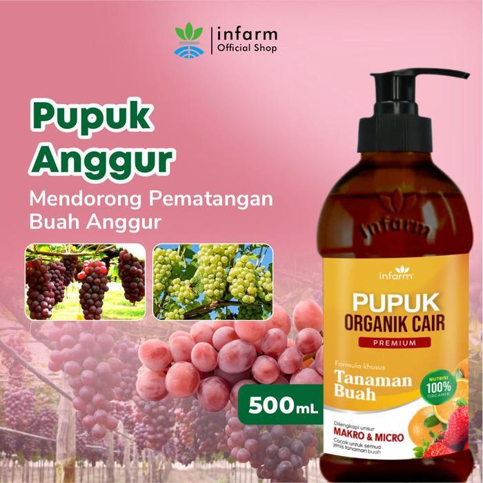 Infarm - Pupuk Anggur Pupuk Organik Cair Tanaman Buah Bunga 500Ml Poc Kompos Infarm Membuat Bunga