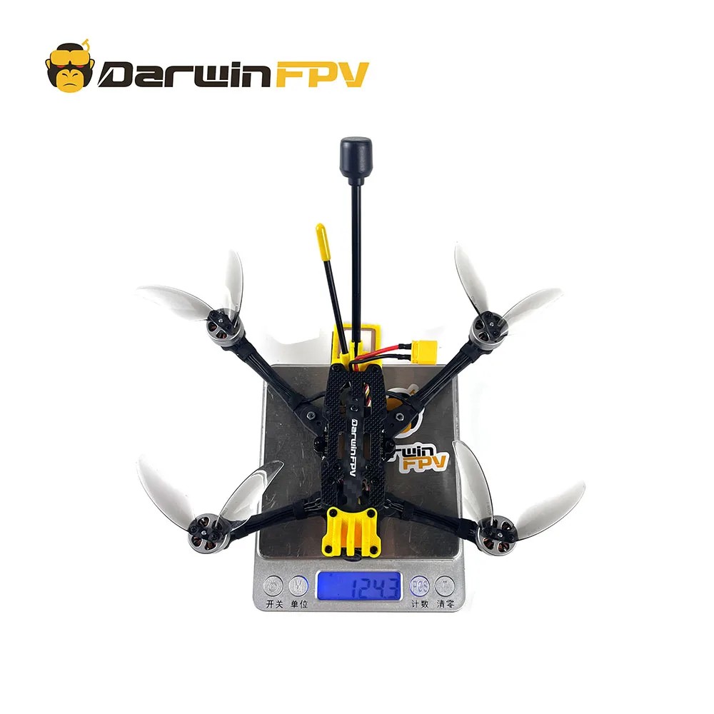DarwinFPV FoldApe4 4 Inch Folding Long Range FPV Drone F411 15A ELRS AIO Quadcopter