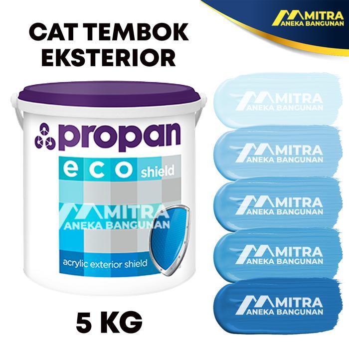ECO SHIELD PROPAN 5 KG / CAT TEMBOK EKSTERIOR / BIRU LANGIT / BL