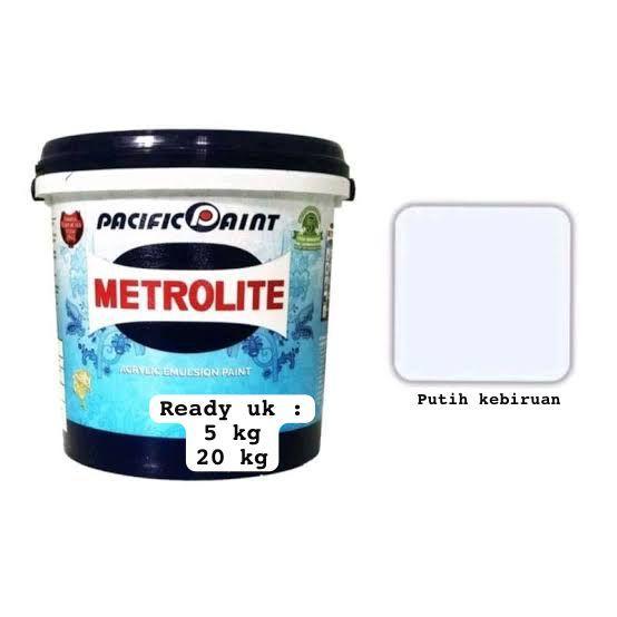 Cat Tembok Metrolite Putih Kebiruan