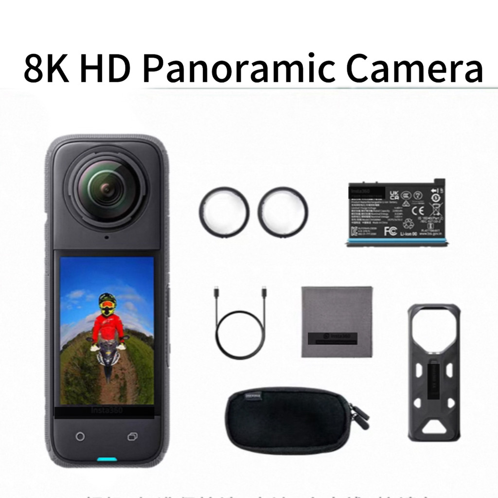 For Insta360 X4 Waterproof 8K 360? Action Camera,4K Wide-Angle Video, AI Editing Stabilization, for