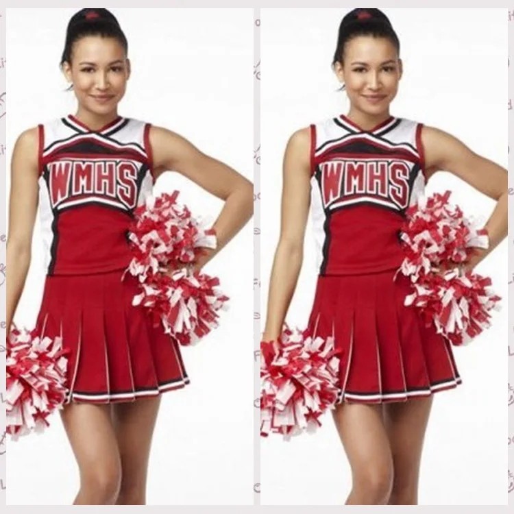High School Glee Club Girl Cheerleader Costume Glee Style Cheerleading Varsity Cheerleader Cheerios