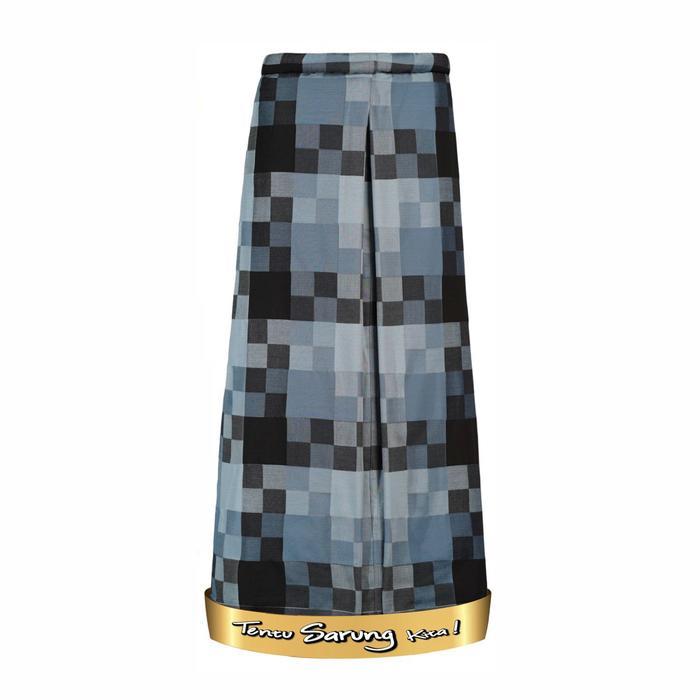 Wadimor Sarung Tenun Jaquard Dolpin Kain Katun Kotak Motif Dewasa Pria