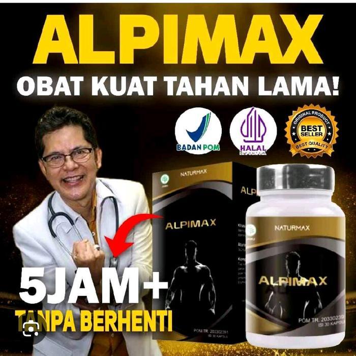 OBAT KUAT SEX PRIA TAHAN LAMA KAPSUL BUAH PINANG ALPIMAX ORIGINAL 30BTR