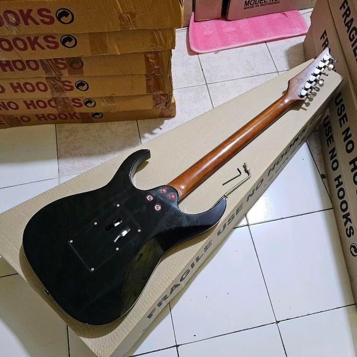 Gitar ibanez RG-350 PU GNB korea new - Black