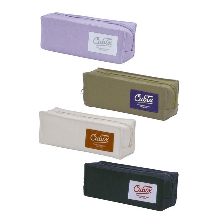 M-Plan Cubix Pencil Case Canvas Small Kotak Pensil Kanvas Pouch