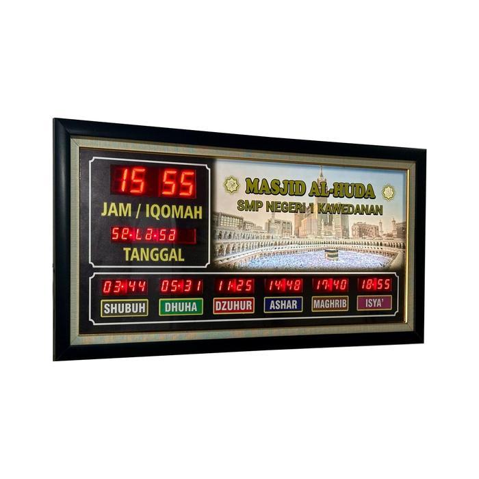 Jadwal Sholat Digital Jam Digital Masjid Dengan Timer Iqomah