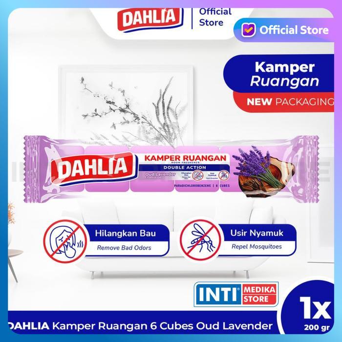 DAHLIA - Kamper Ruangan Colour Cube DOUBLE ACTION Kapur Barus Kotak Serbaguna Anti Nyamuk