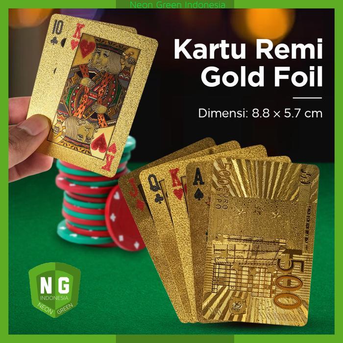 Kartu Remi Poker Plastik Anti Air Poker Card Waterproof PVC PREMIUM Playing Card