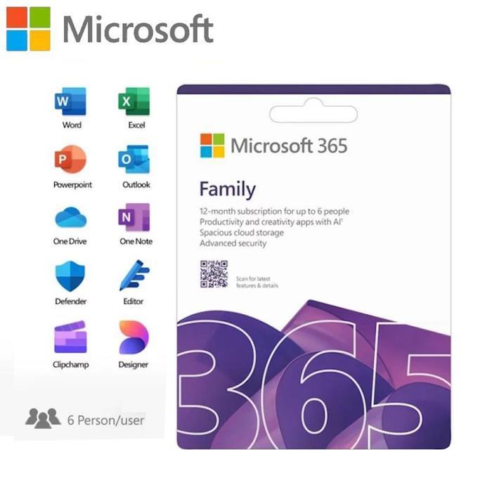 Office 365 Family Posa Card