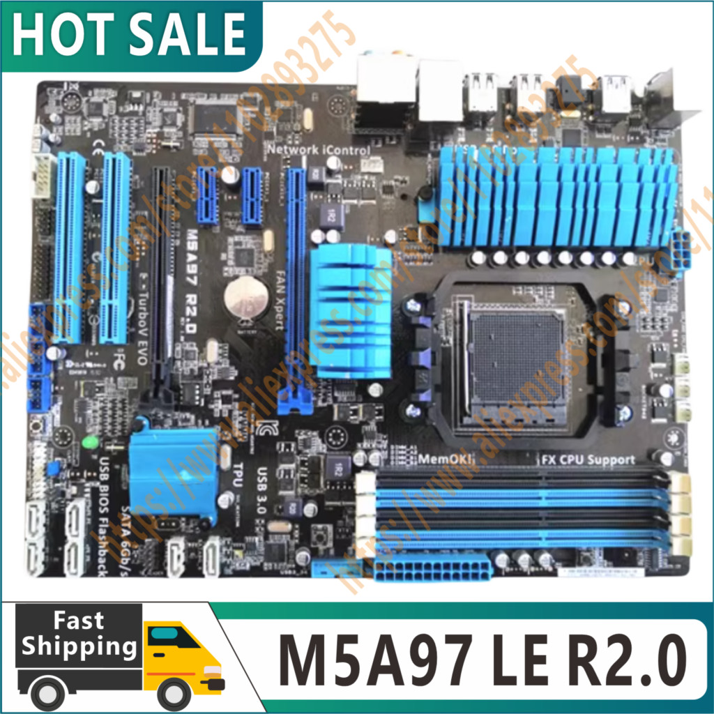 Original M5A97 LE R2.0 Motherboards Socket AM3+DDR3 32GB For AMD 970 M5A97 LE R2.0 Desktop Mainboard