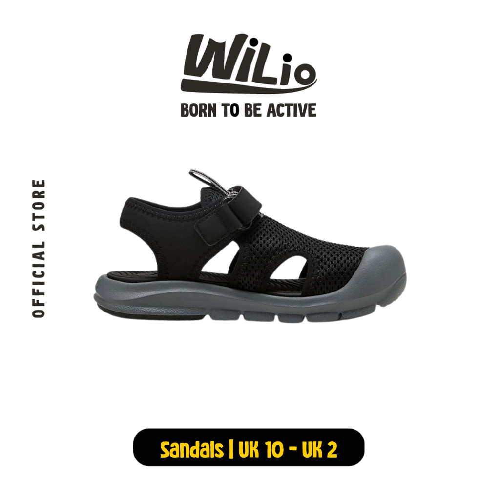 PUMA Fun Racer Sandal Ps 40157501 - Sandal Anak  (Hitam)