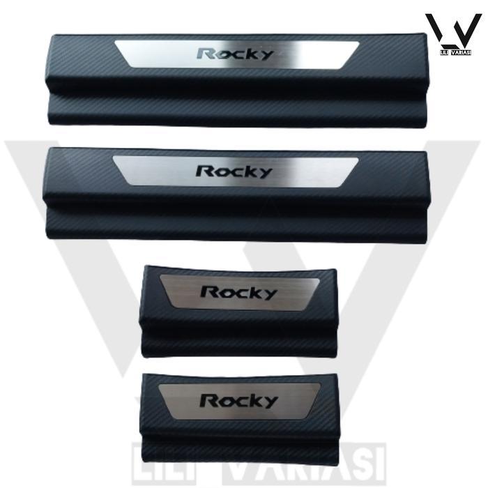 Sillplate Samping Mobil Daihatsu Rocky 2021 - 2022 Hitam Aksesoris Car