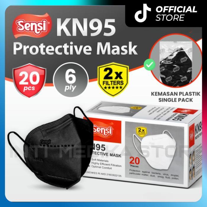SENSI - Masker Earloop 6 Ply KN95 Masker Sensi KN95