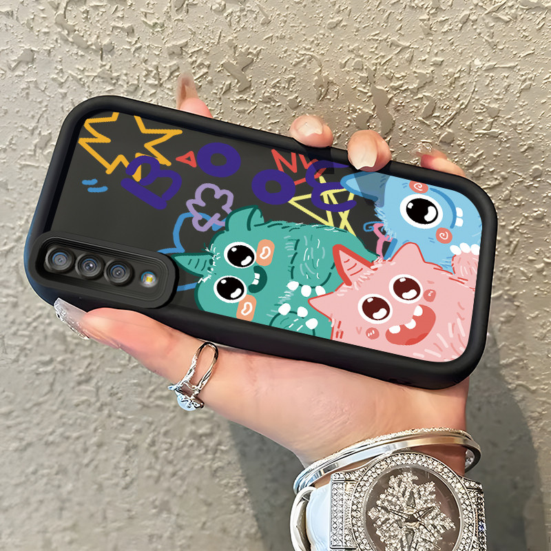 Casing Hp Samsung Galaxy A7 2018 Case Unicorn Tiga Warna Kartun Kasing silikon Cesing murah Kesing S