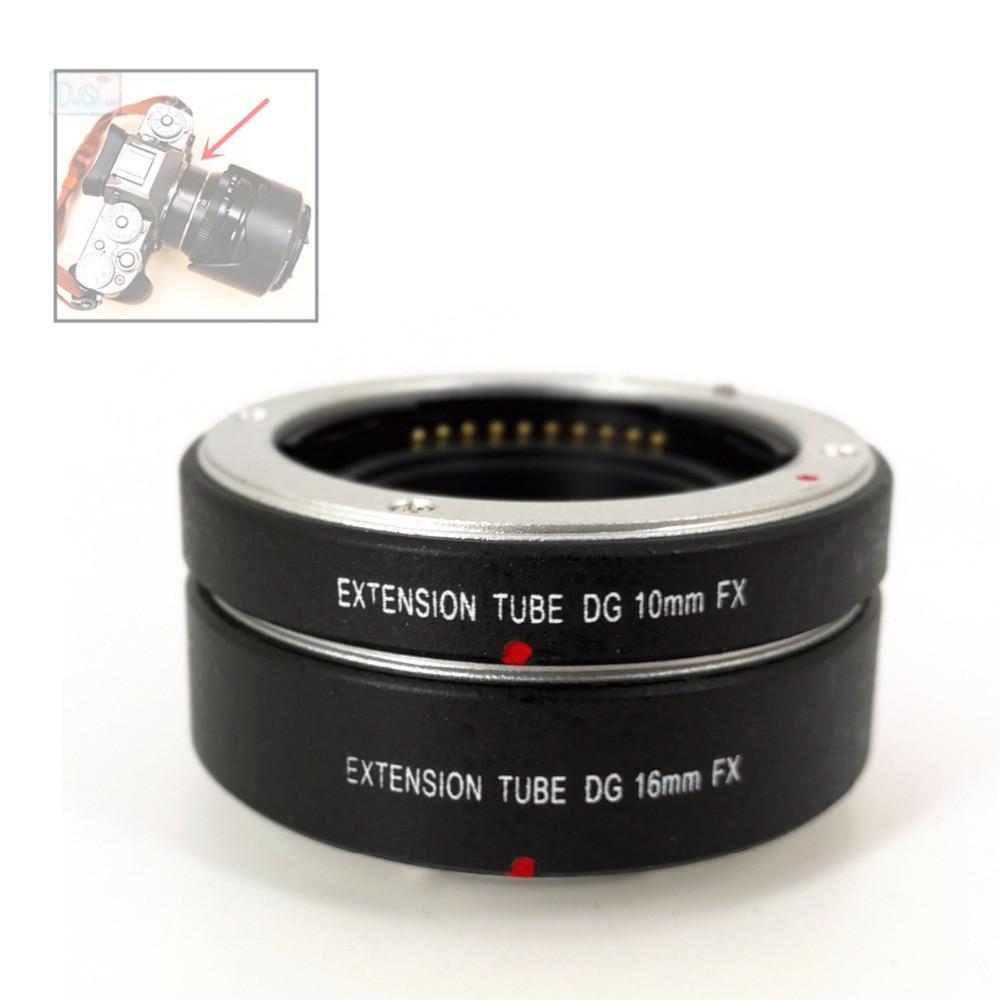 SALE 10mm+16mm AF Auto Focus Macro Extension Ring Tube for Fujifilm XT5 XT4 XT3 XT50 XT30 II XE5 XM5