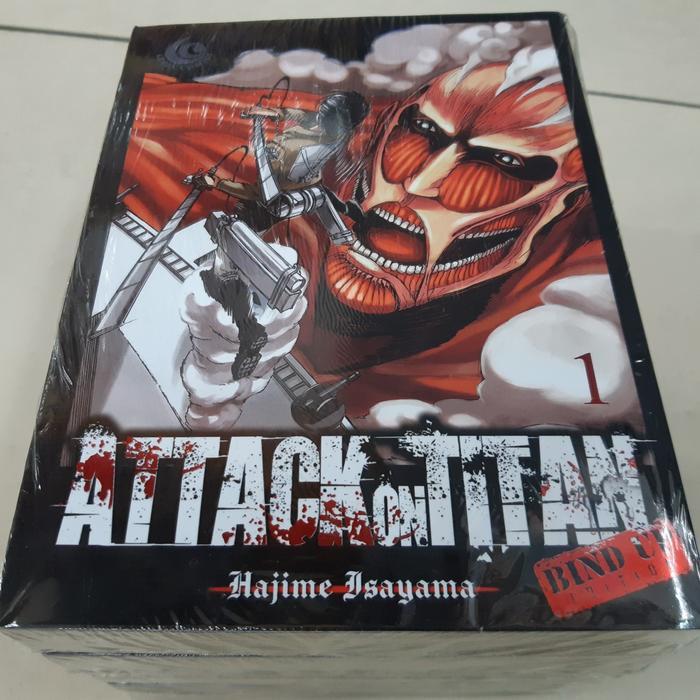 Paket Komik Attack on Titan Bind Up Edition 1-8 (FULLSET)