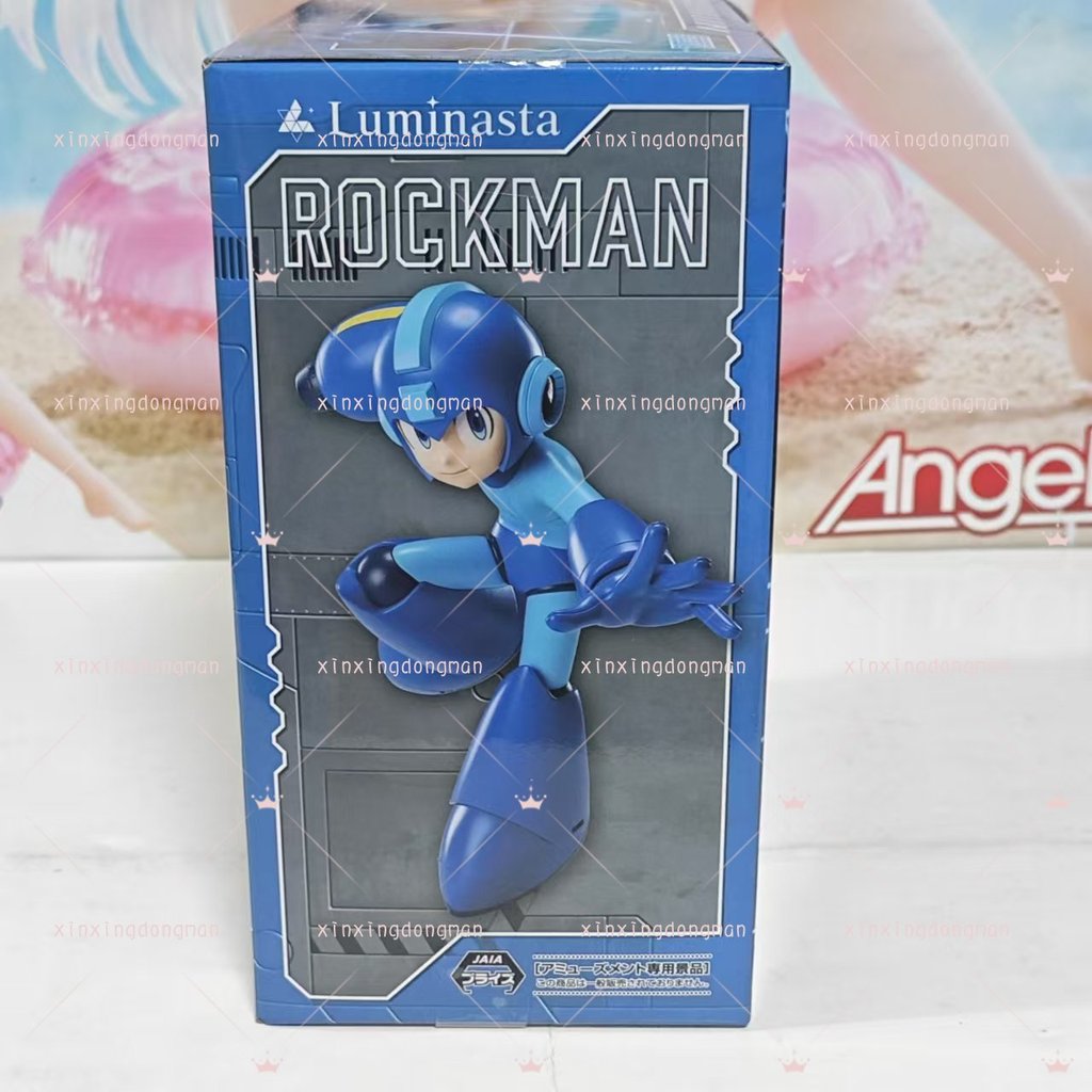 SEGA Original Anime Figure Luminasta Megaman Rockman Collections Action Figurine PVC Toys Model Doll