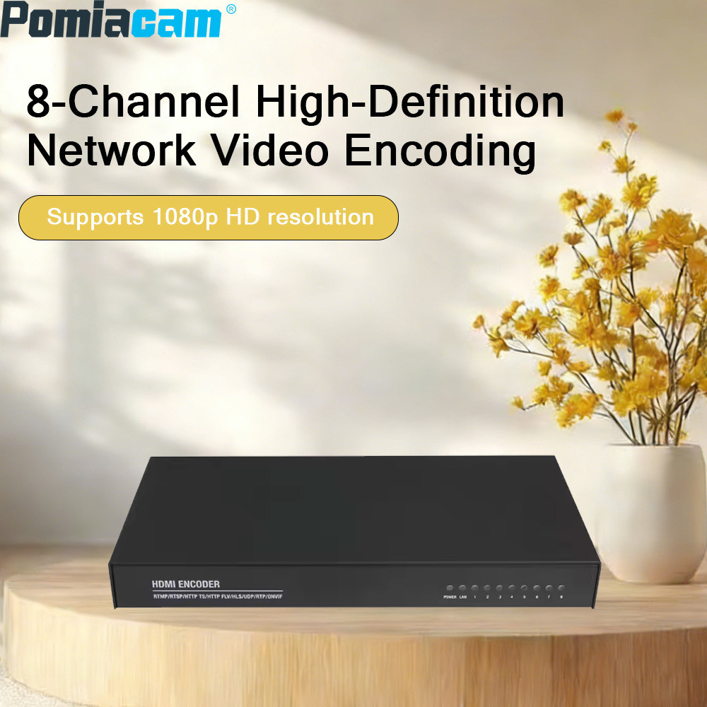 H.264 5MP Video Encoder 8 Channel 1080P HD Network Video Encoder RTSP RTMP UDP for IPTV Live