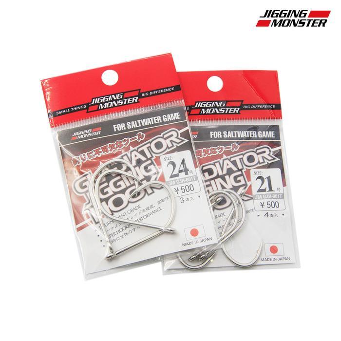 Jigging Monster Gladiator Jigging Hook Gjh-001T Kail Pancing Laut #Gratisongkir