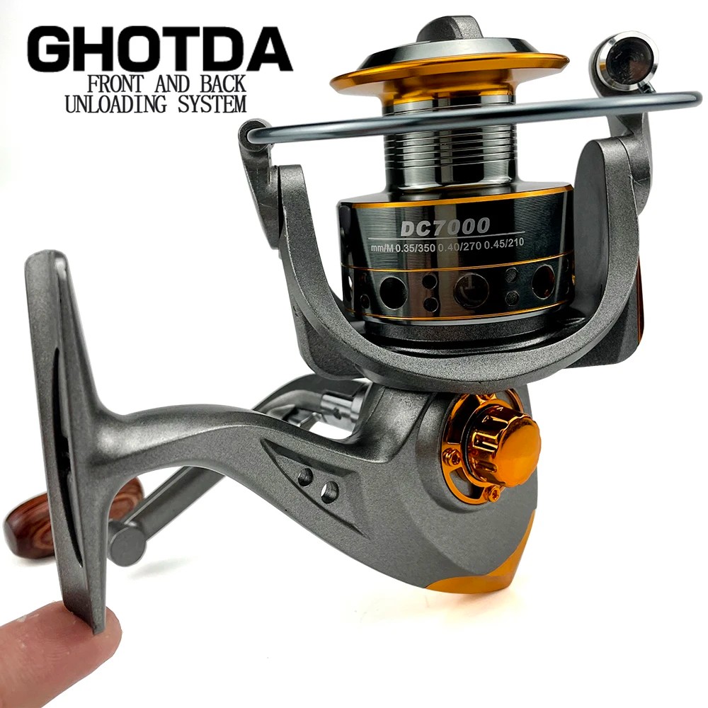 Fishing Reel 1000-7000 Metal Spool Spinning Reel Metal Spool Saltwater Reel Fishing Accessories