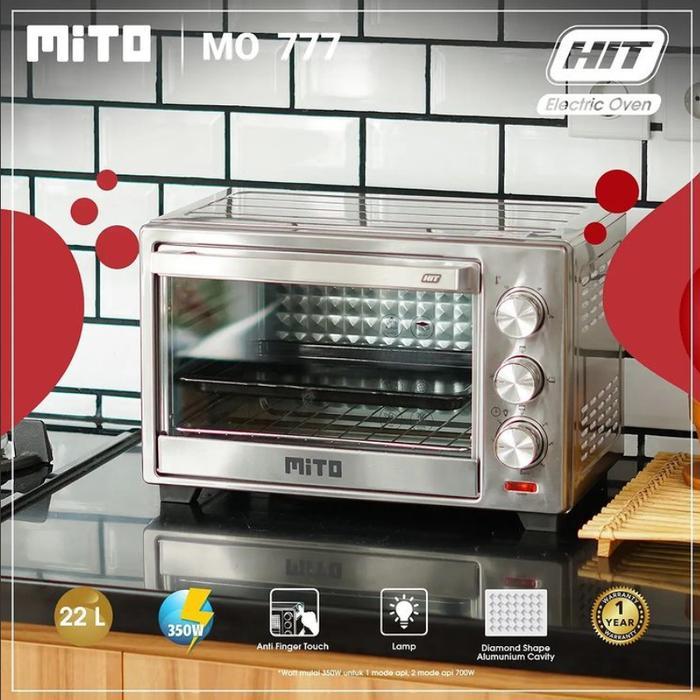 Oven Listrik Mito Hit Mo 777 Kapasitas 22 Liter Oven Mito 777 Hit Pasti Diskon