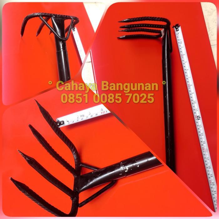 Garpu Cangkrang Garukan Serokan Selokan Taman Kebun Got Sampah TEBAL Promo