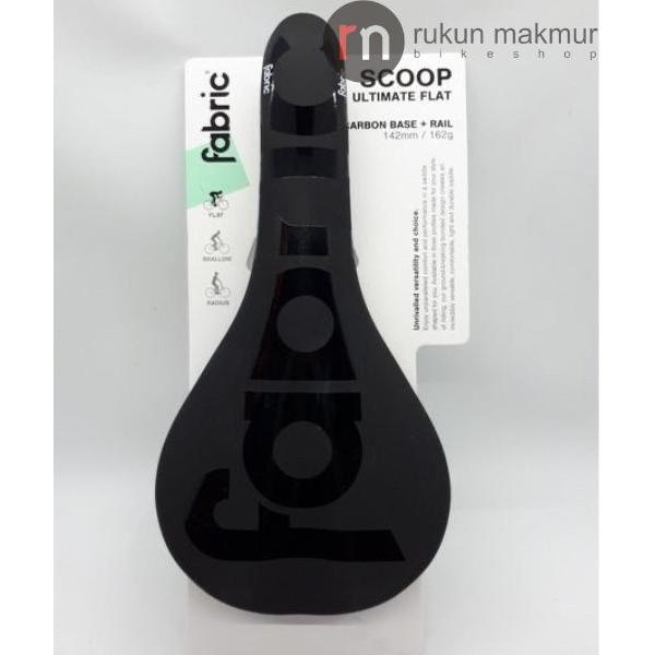 FABRIC Saddle SCOOP ULTIMATE Full Carbon Team Flat 142mm - Sadel Sepeda Balap Road Bike / Gunung MTB