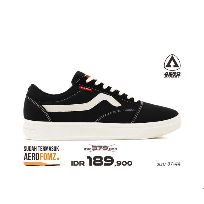 READY Aerostreet 37-44 Massive Low 2.0 Hitam Natural - Sepatu Sneakers Casual G00D QU4LITY
