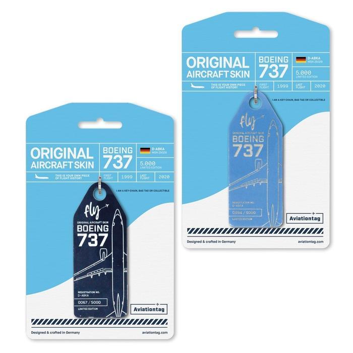 Aviation Tag TUI 737 luggage Tag