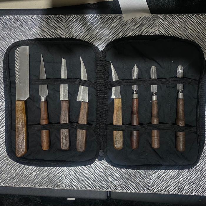 PISAU GARNISH ISI 8 Buah/Pisau garnish set/PISAU GARNISH LENGKAP/ ISI 8 ACAR Dapur Kitchenware Knife