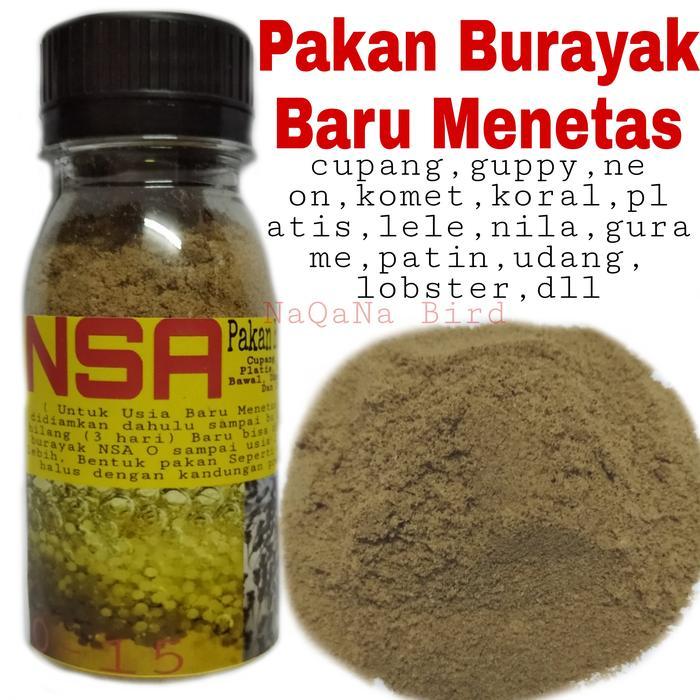 Pakan Burayak Larva ikan baru netas