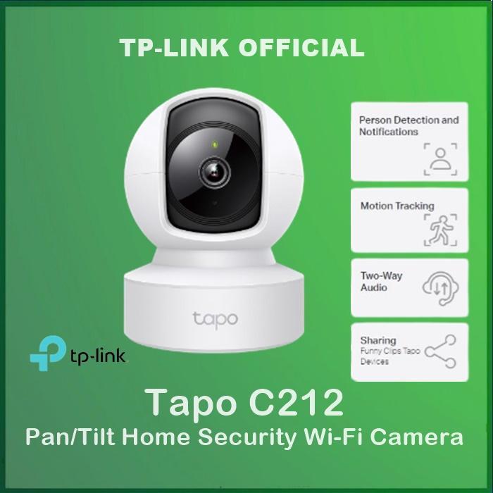 TP-Link Tapo C212 2K 3MP CCTV Pan/Tilt Home Security Wi-Fi Camera C212