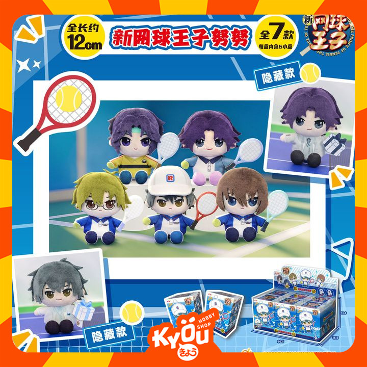 [Set of 6] Prince of Tennis Nu Plush Mascot Blind Box (13cm)